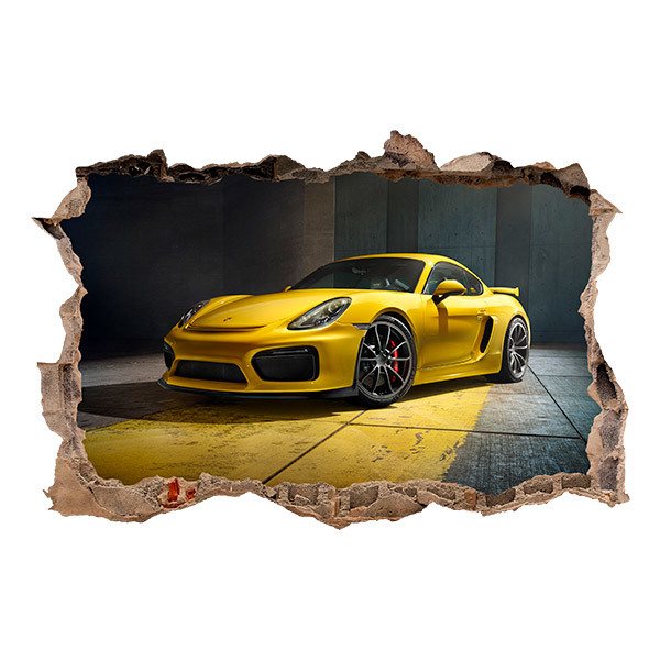 Wall Stickers: Porsche Yellow