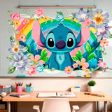 Stickers for Kids: Stitch Rainbow Floral 13