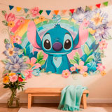Stickers for Kids: Stitch Rainbow Floral 14