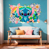 Stickers for Kids: Stitch Rainbow Floral 7