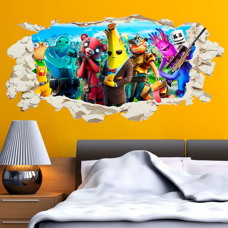 Wall Stickers: Fortnite Broken Wall Holr