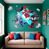 Stickers for Kids: Spider-Verse Broken Wall 12