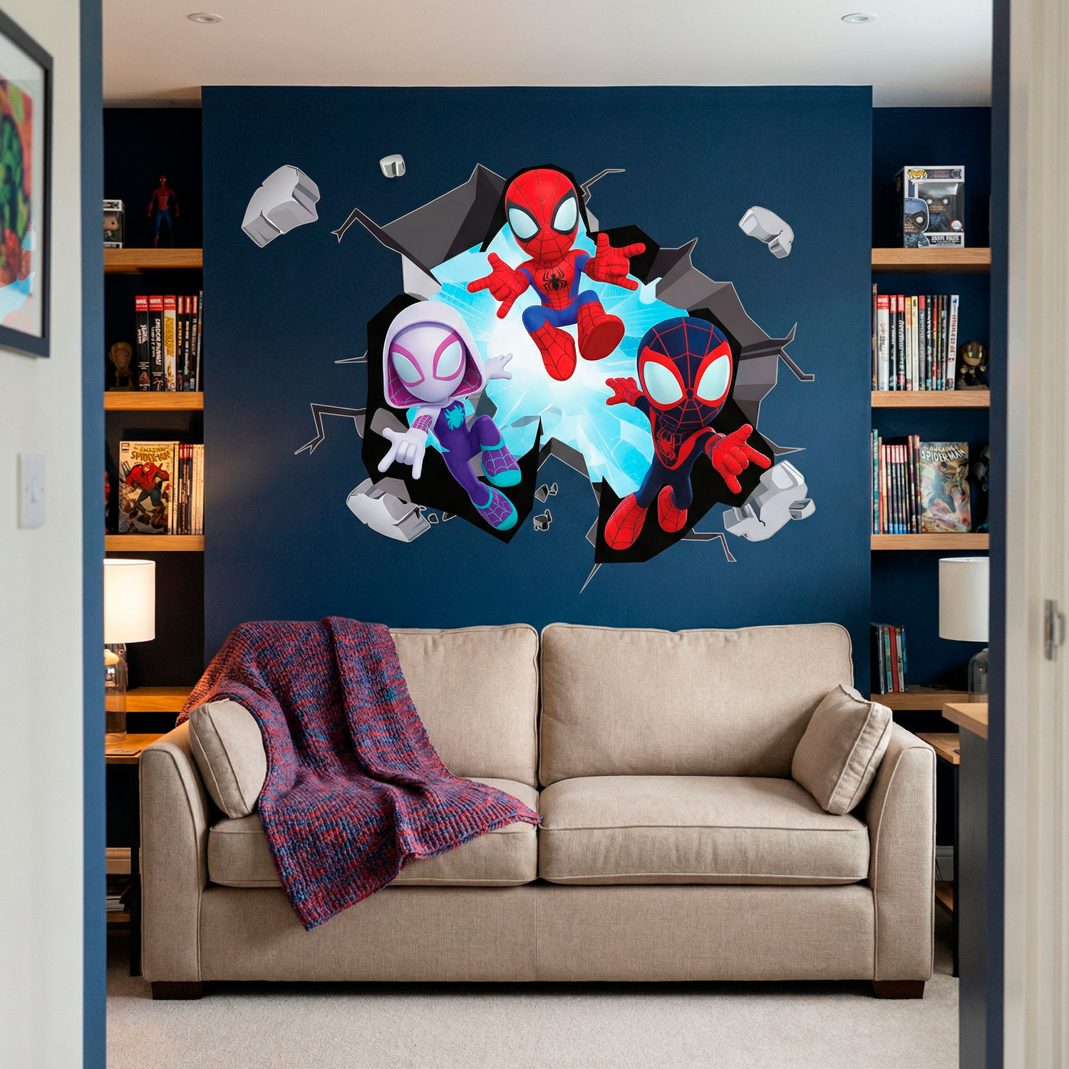 Stickers for Kids: Spider-Verse Broken Wall
