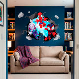 Stickers for Kids: Spider-Verse Broken Wall 15