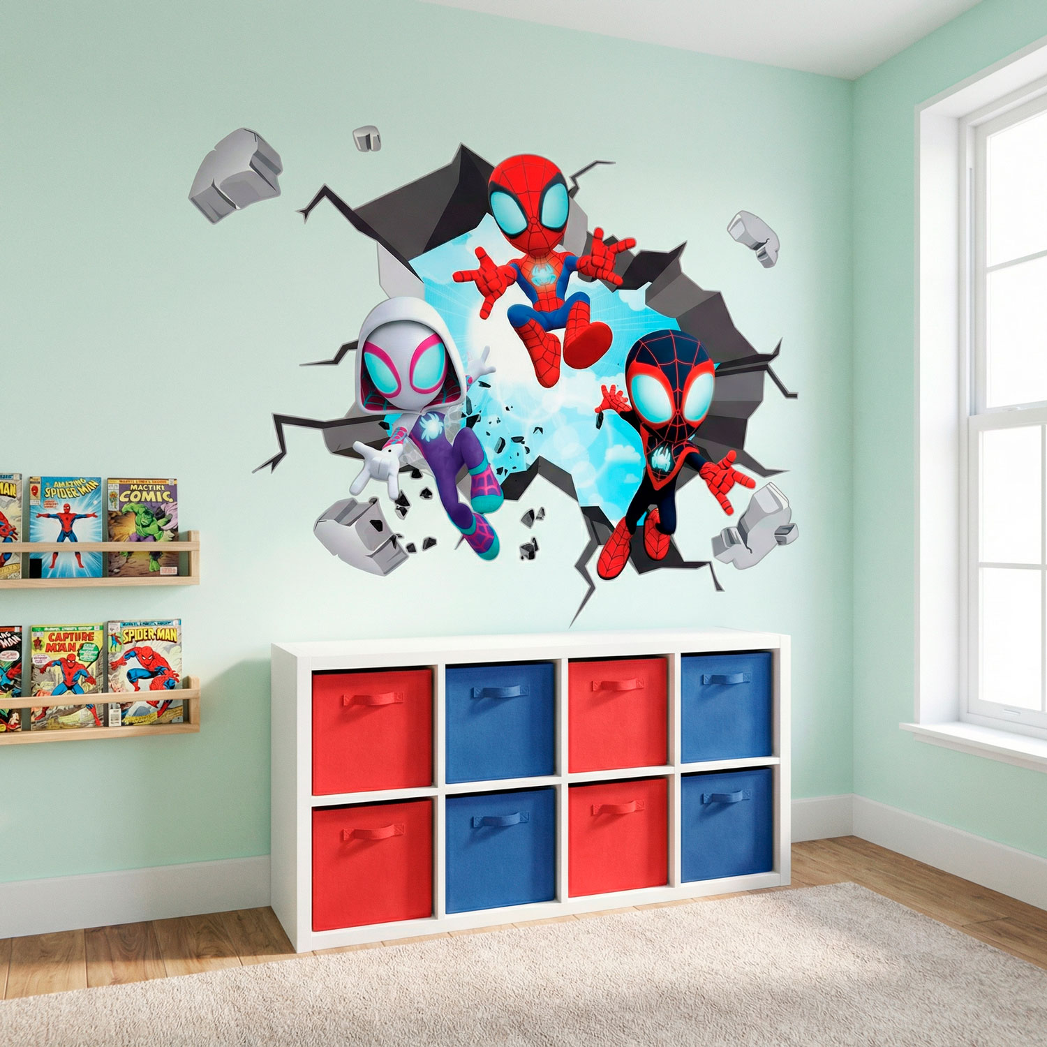 Stickers for Kids: Spider-Verse Broken Wall