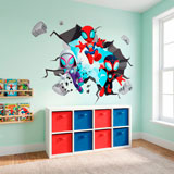 Stickers for Kids: Spider-Verse Broken Wall 4