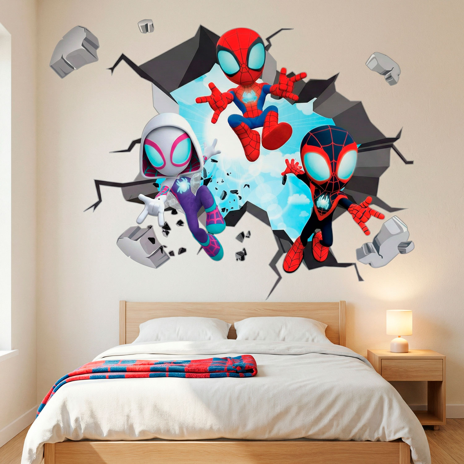 Stickers for Kids: Spider-Verse Broken Wall