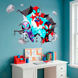 Stickers for Kids: Spider-Verse Broken Wall 10