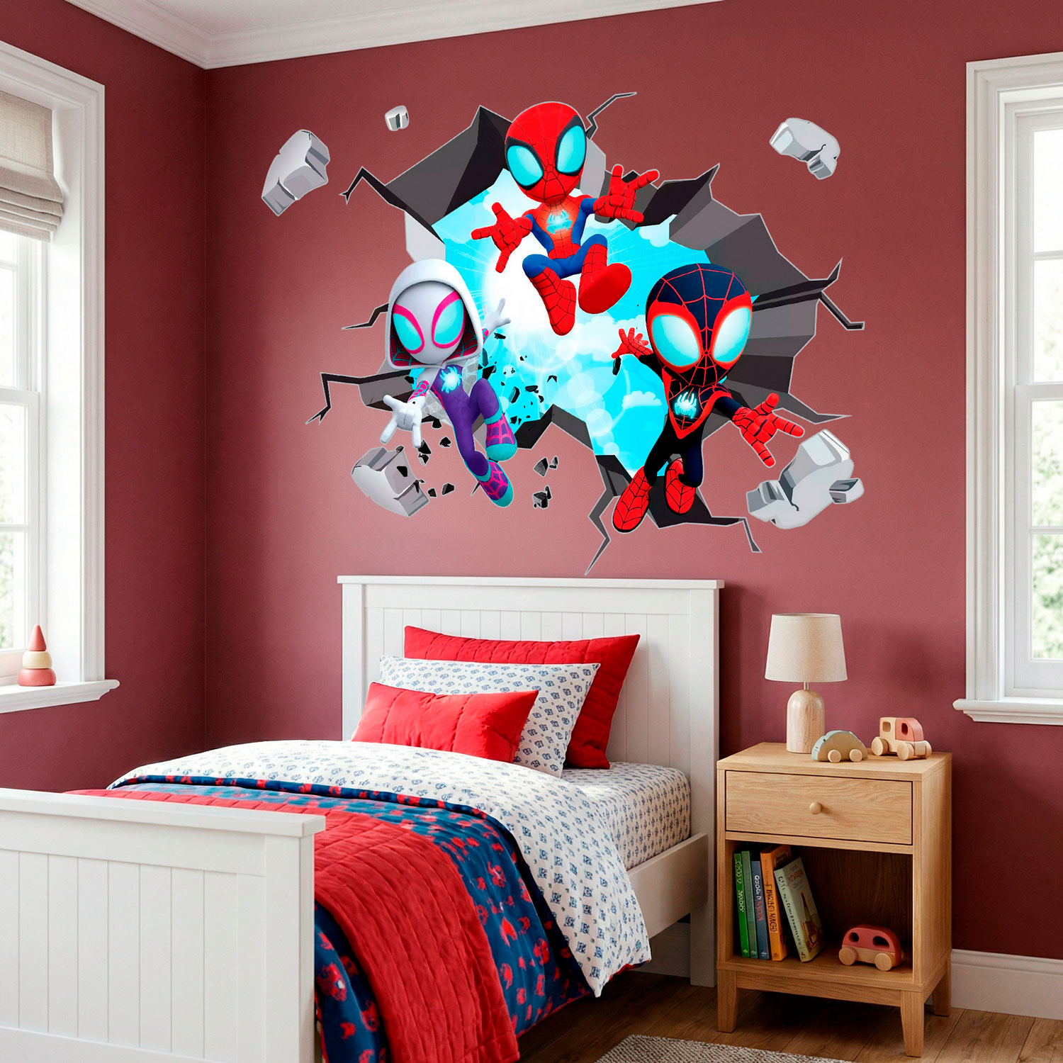 Stickers for Kids: Spider-Verse Broken Wall