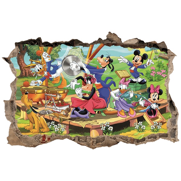 Stickers for Kids: Wall Hole Mickey and Friends Picnic