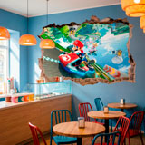 Stickers for Kids: Wall Hole Mario Kart 27