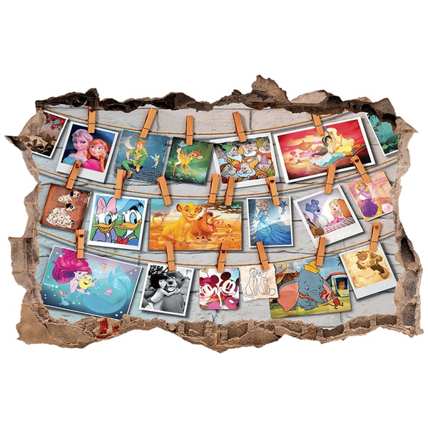 Stickers for Kids: Wall Hole Disney Movie Memories