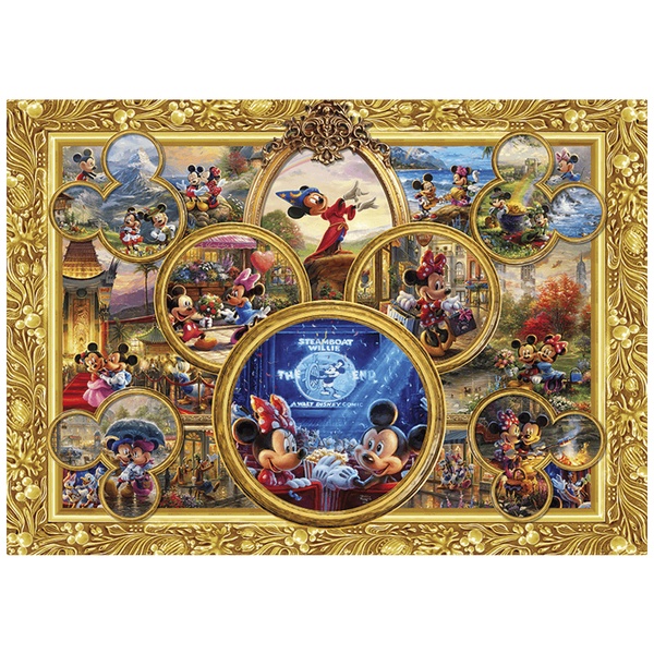 Stickers for Kids: Ornamental Frame Mickey and Minnie Disney Memories