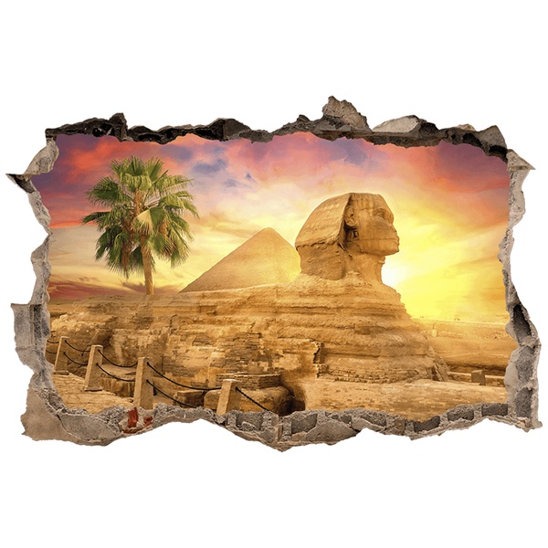 Wall Stickers: Wall Hole Sphinx of Egypt