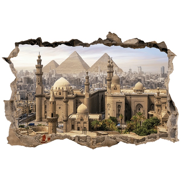 Wall Stickers: Wall Hole Cairo and Pyramids of Egypt