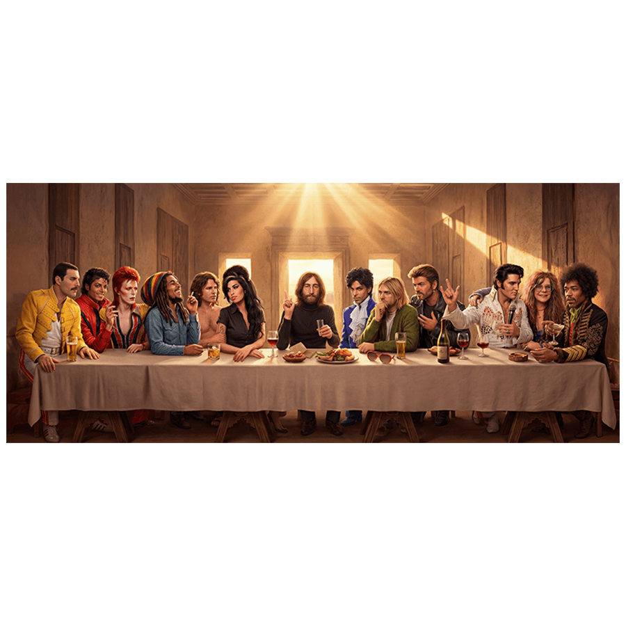 Wall Stickers: Last Supper of Rock Legends