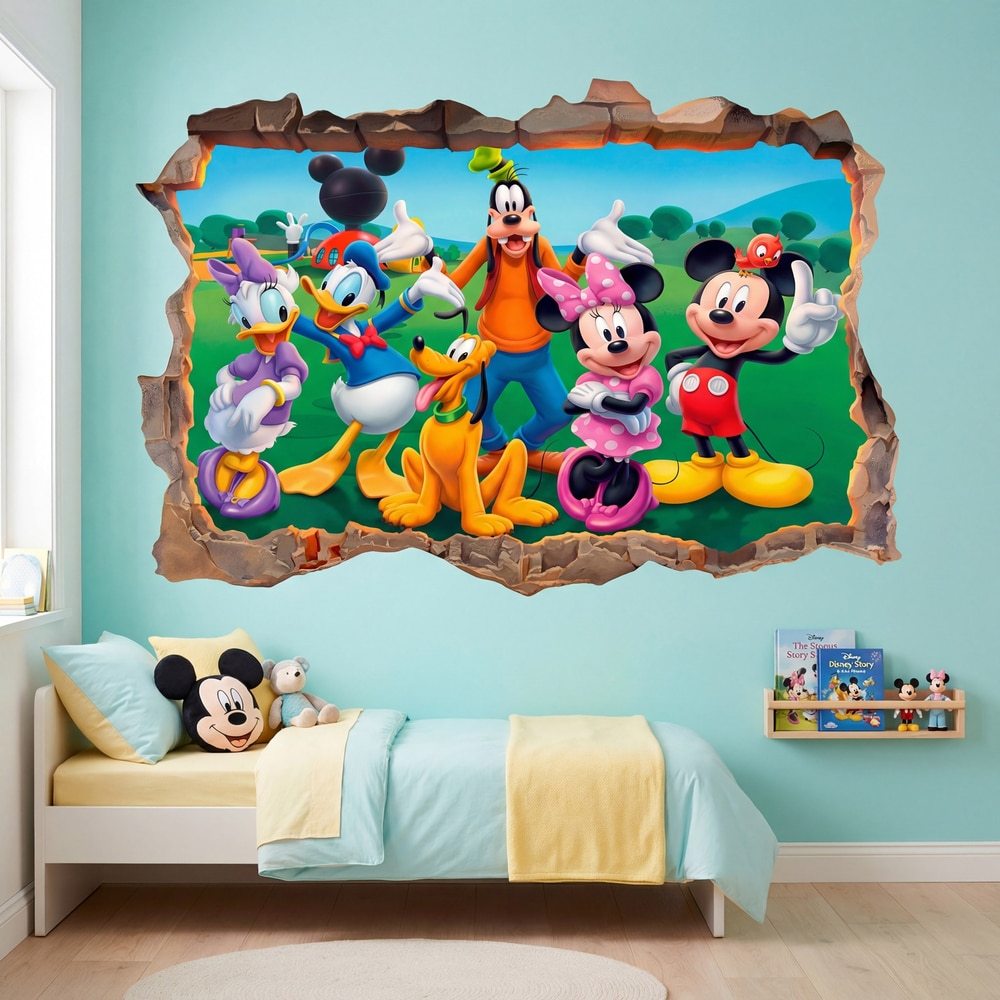 Stickers for Kids: Disney Friends Wall Break