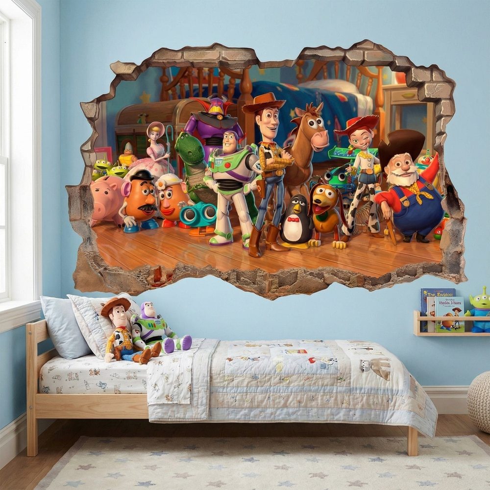Stickers for Kids: Toy Story Toys Wall Break
