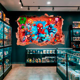 Stickers for Kids: Marvel Super Heroes Wall Break 12