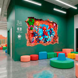 Stickers for Kids: Marvel Super Heroes Wall Break 13