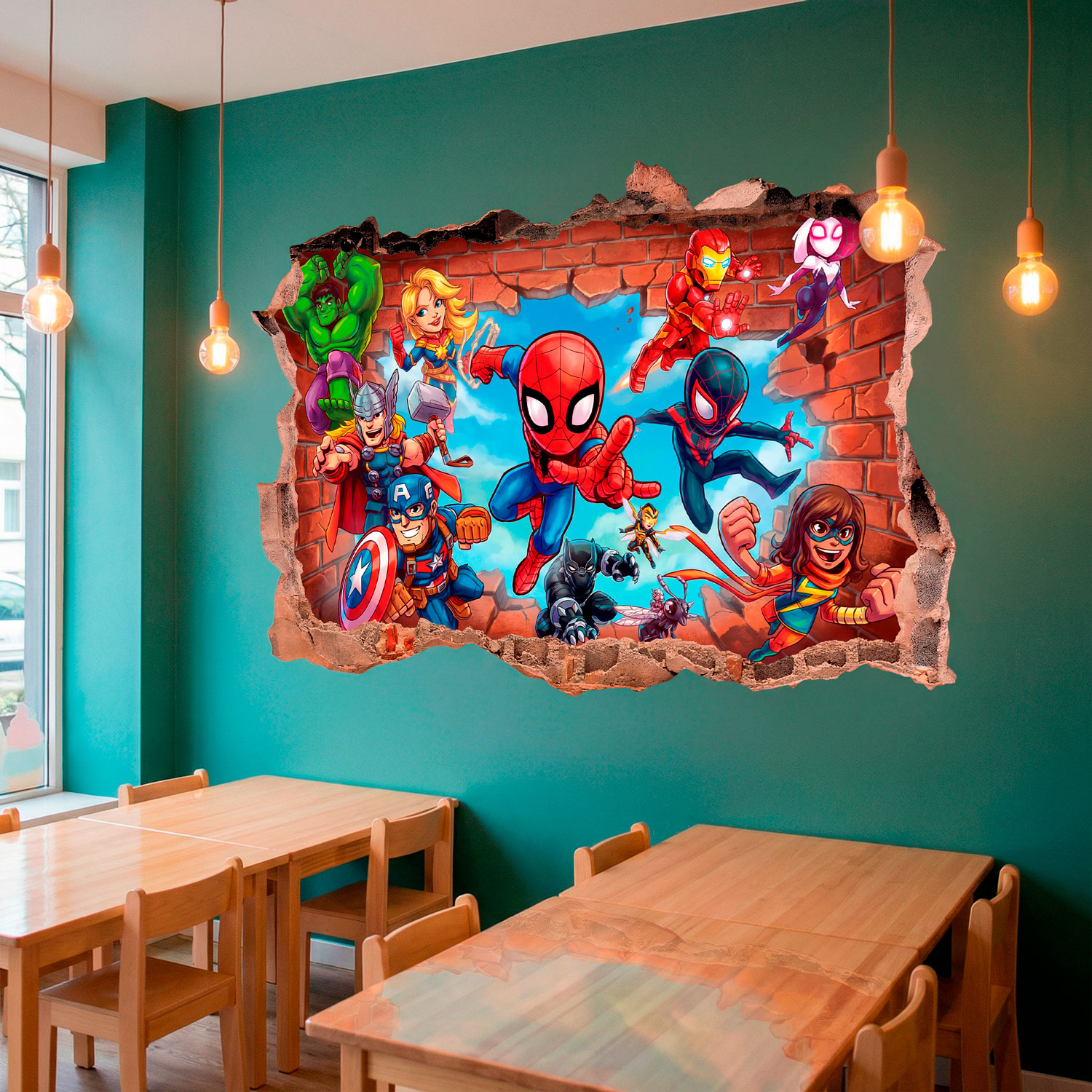 Stickers for Kids: Marvel Super Heroes Wall Break