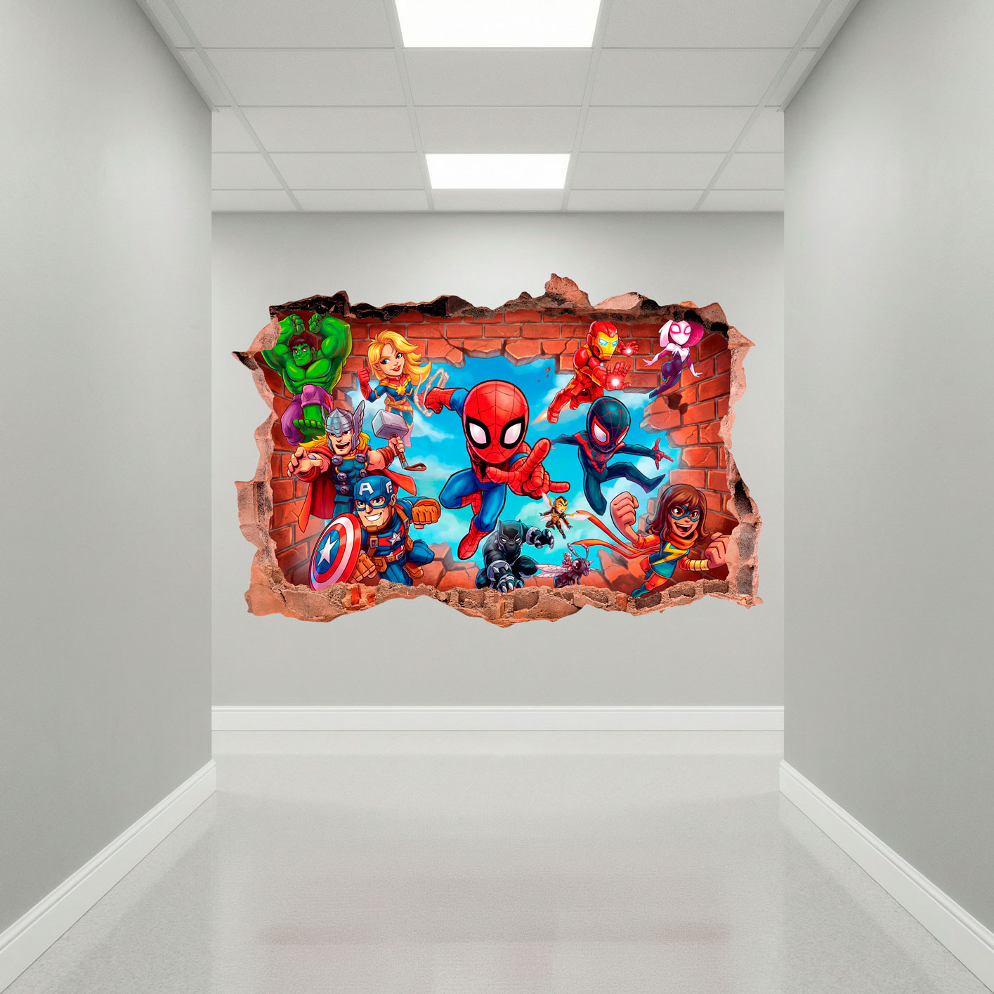 Stickers for Kids: Marvel Super Heroes Wall Break
