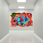 Stickers for Kids: Marvel Super Heroes Wall Break 16