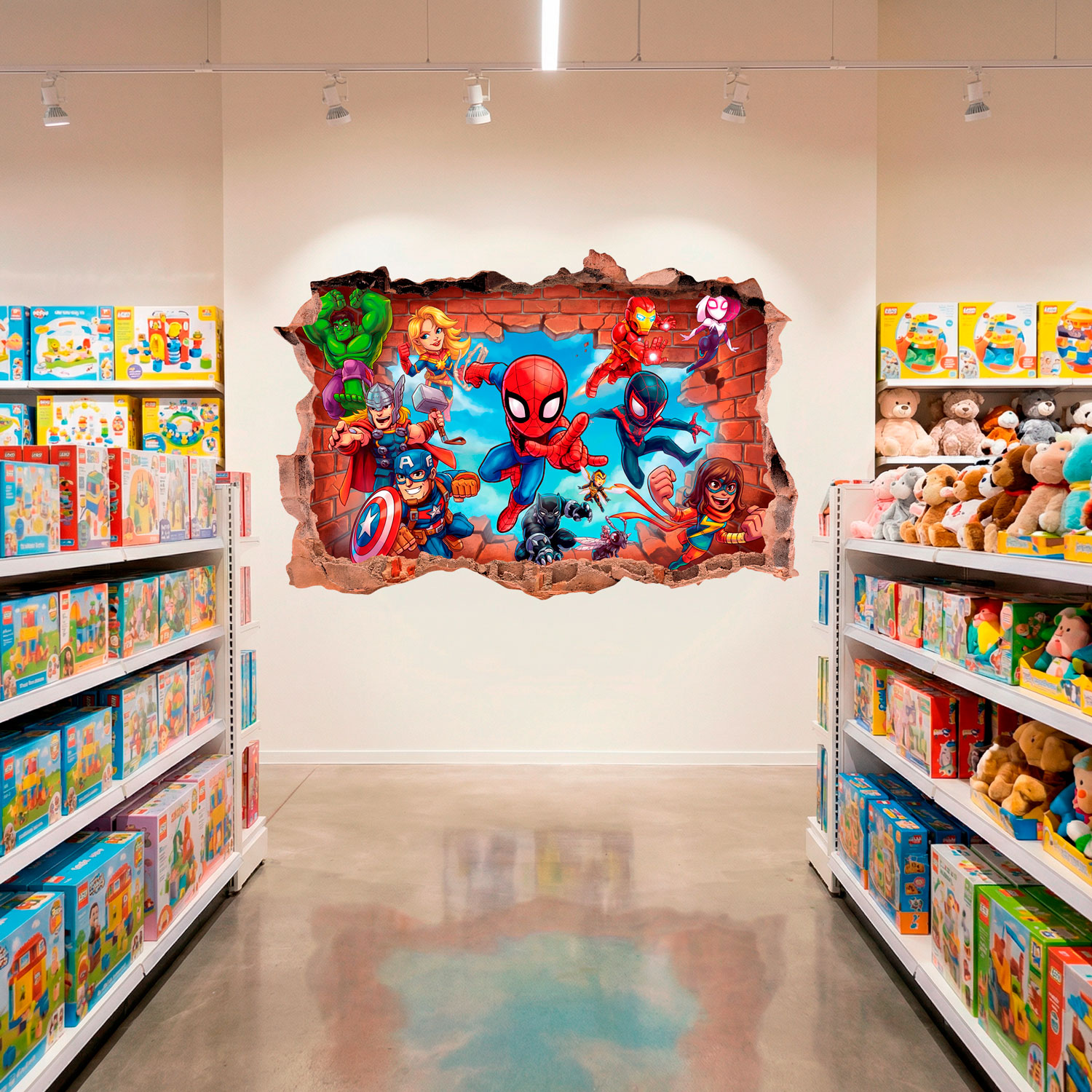 Stickers for Kids: Marvel Super Heroes Wall Break
