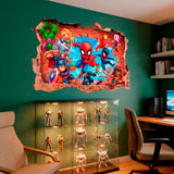 Stickers for Kids: Marvel Super Heroes Wall Break 19
