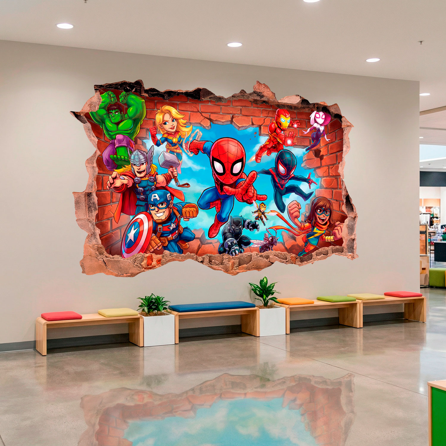 Stickers for Kids: Marvel Super Heroes Wall Break