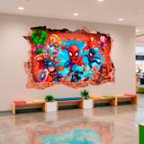 Stickers for Kids: Marvel Super Heroes Wall Break 21
