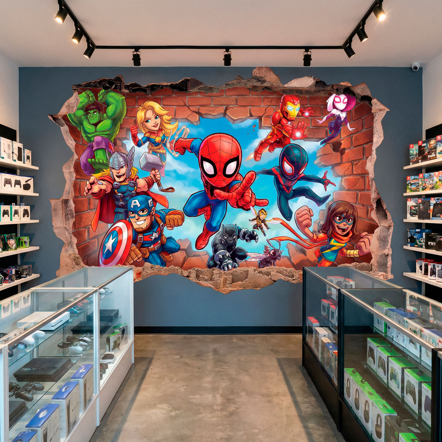 Stickers for Kids: Marvel Super Heroes Wall Break