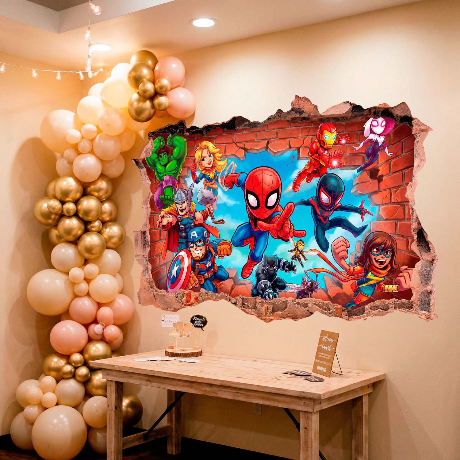 Stickers for Kids: Marvel Super Heroes Wall Break