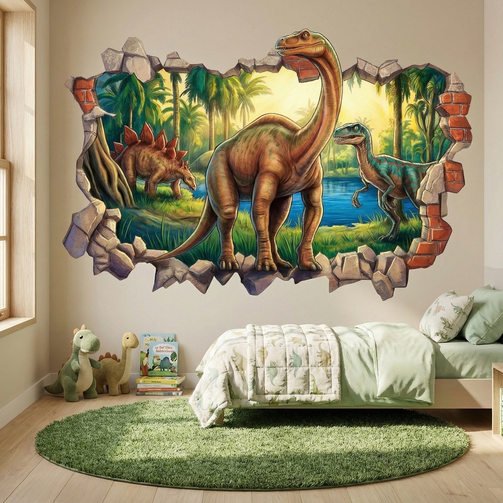 Stickers for Kids: Wall Break Age of Dinosaurs