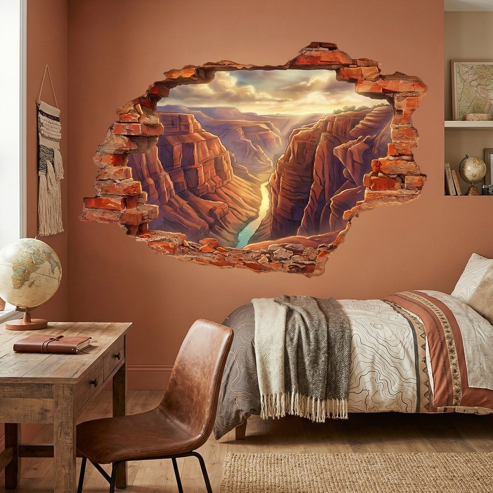 Wall Stickers: Grand Canyon Sunset Wall Break