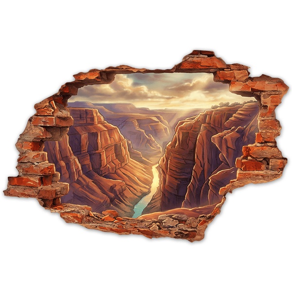 Wall Stickers: Grand Canyon Sunset Wall Break
