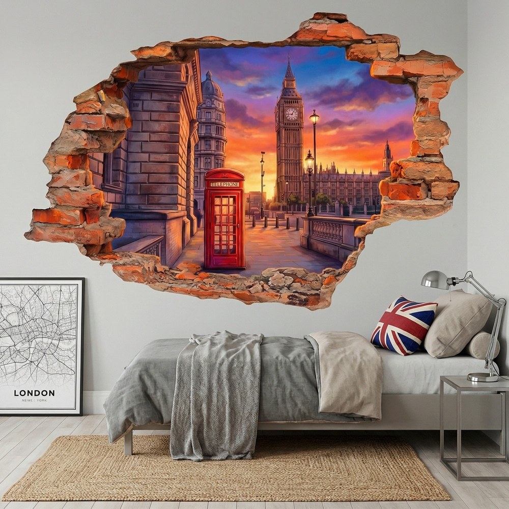 Wall Stickers: Wall Break London Big Ben