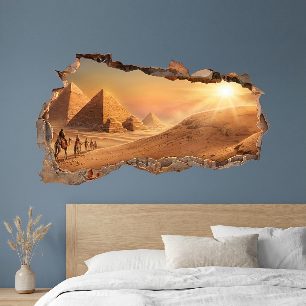 Wall Stickers: Wall Hole Pyramids of Egypt