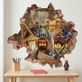 Stickers for Kids: Wall Hole Lego Ninjago Heroes 5