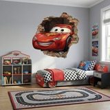 Stickers for Kids: Wall Hole Lightning McQueen Pixar Cars 9