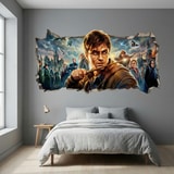 Wall Stickers: Wall Hole Harry Potter Magic World 6