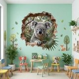 Wall Stickers: Wall Hole Koala 6