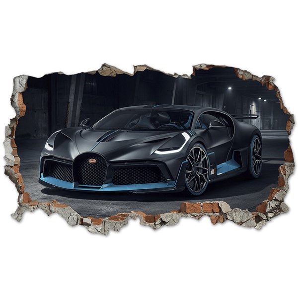 Wall Stickers: Wall Hole Bugatti Divo