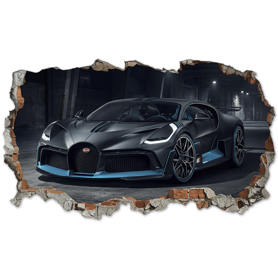 Wall Stickers: Wall Hole Bugatti Divo