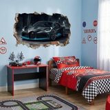 Wall Stickers: Wall Hole Bugatti Divo 4