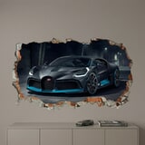 Wall Stickers: Wall Hole Bugatti Divo 5