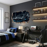 Wall Stickers: Wall Hole Bugatti Divo 6