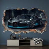 Wall Stickers: Wall Hole Bugatti Divo 7