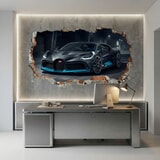 Wall Stickers: Wall Hole Bugatti Divo 10