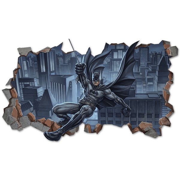Wall Stickers: Batman Justice Wall Hole